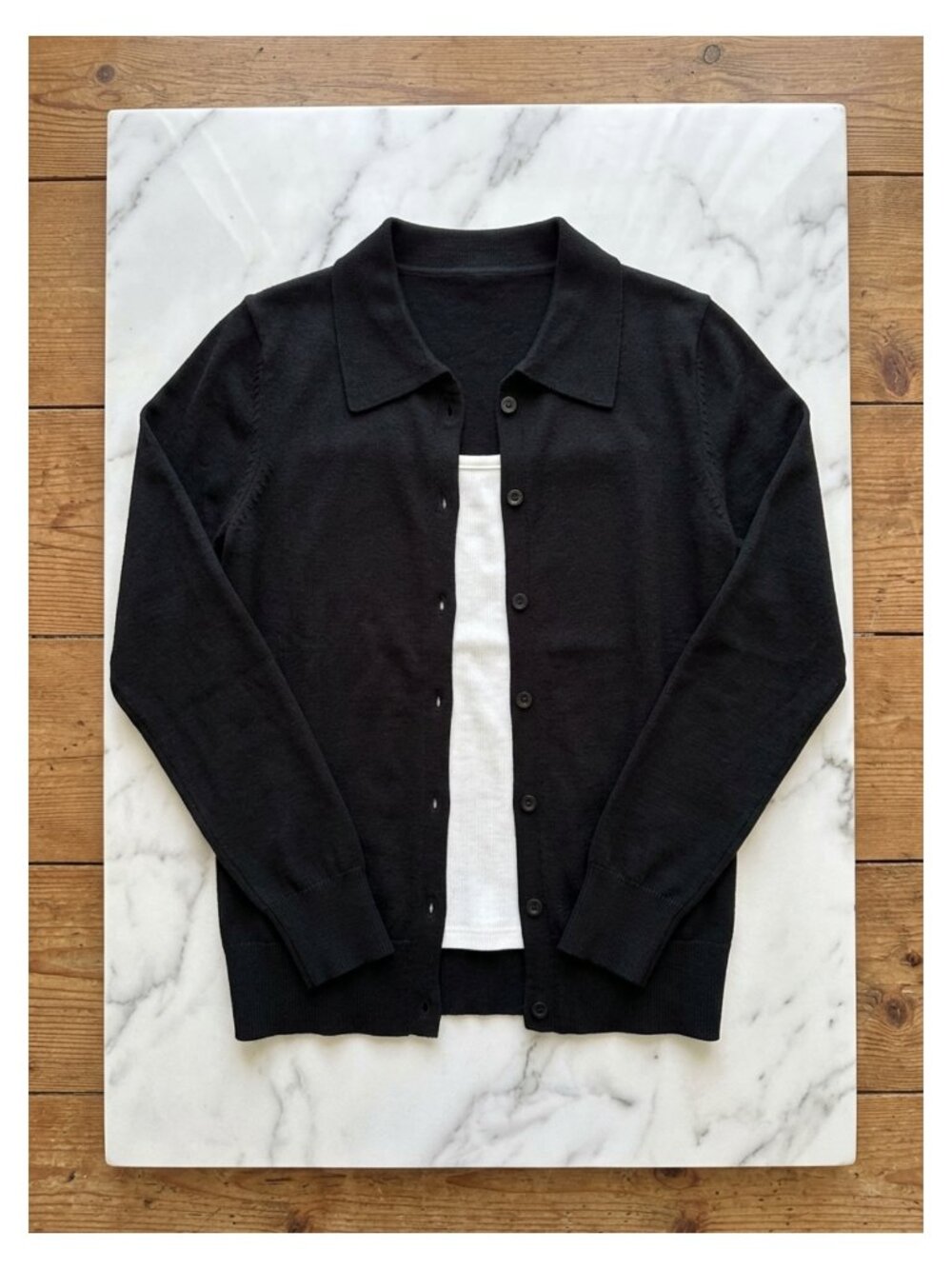 Wool Blend Button Down Cardigan Lightweight Fall Layeri